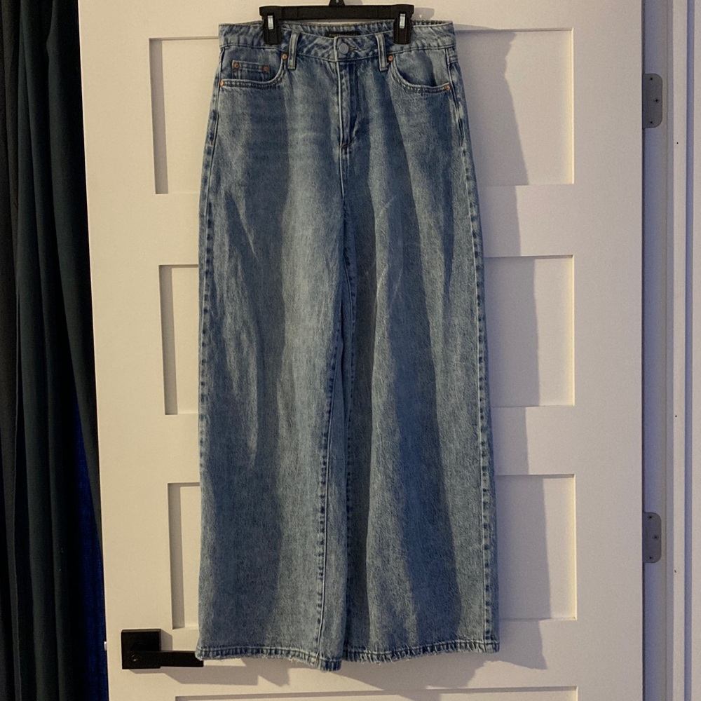 Sincerely Jules Wide Leg Jeans Women’s 9 Juniors Blue Denim Soft + Comfortable - Picture 5 of 7